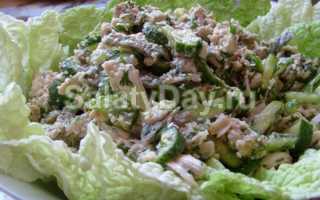 Блинный салат с колбасой: 5 рецептов очень вкусных салатов из блинов