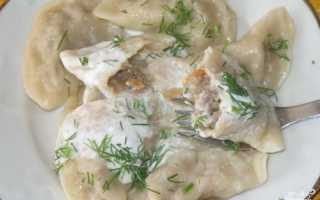 Рецепт Колдуны (вареники) с мясом и квашеной капустой. Калорийность, химический состав и пищевая ценность.