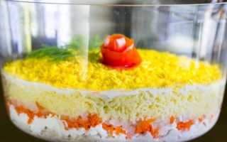 Салат Мимоза с рыбными консервами — классические рецепты